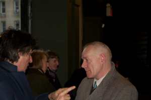 Gabriel Byrne with Mannix in NY